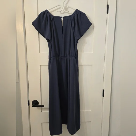 RW&CO M Flowy Blue Dress - Picture 2 of 5